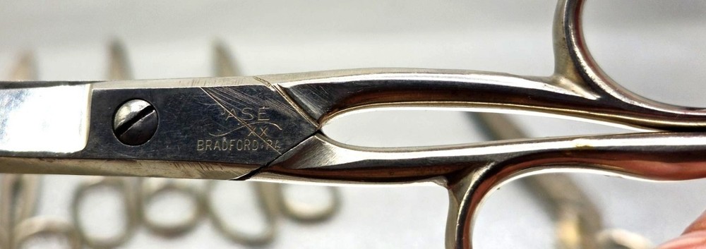 Vintage Shears Scissors Solingen Tailor Shears Wasa & Graef & Schmidt 5 Pieces