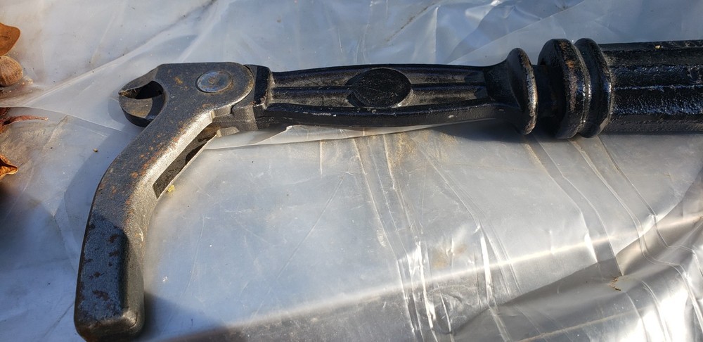 Vintage User & Byrstander Slide Hammer Nail Puller Farm Tool