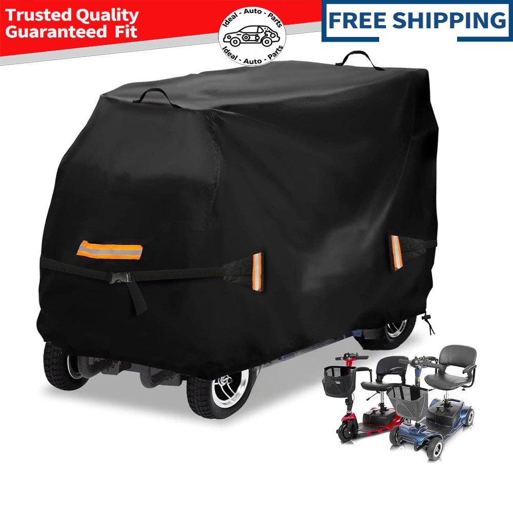 Mobility Scooter Cover 600D All-Weather Protection - 77" x 29" x 47"