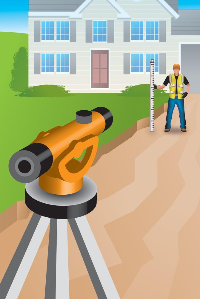 Level & Tool 40-6910 22X Builder's Transit Level - Durable Orange Design