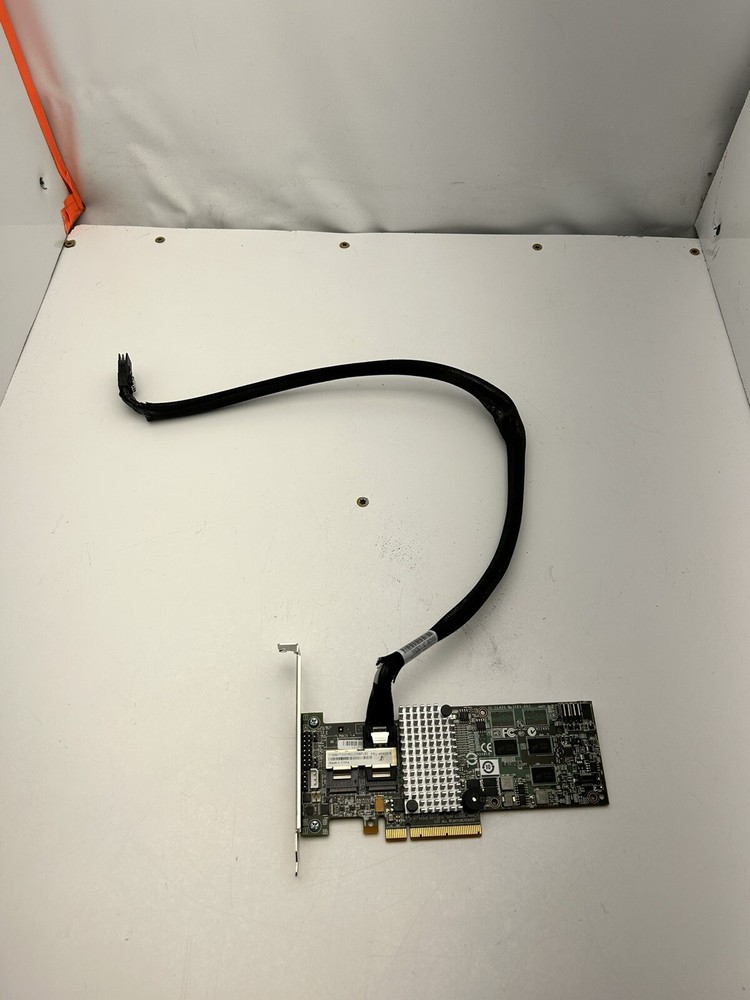 LSI IBM 46M0918 SAS PCIe x8 RAID Controller Card and Cable