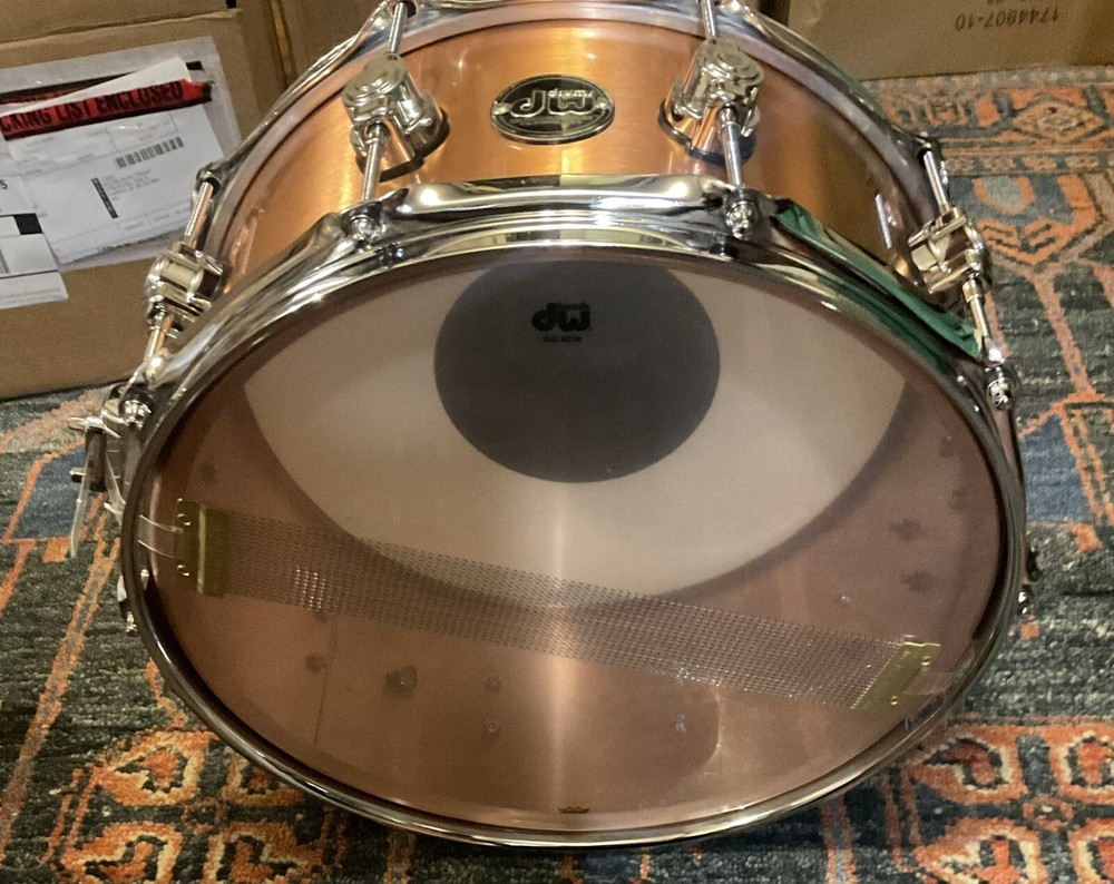 DW Performance Copper 6.5x14 Snare Drum w/Chrome Hardware