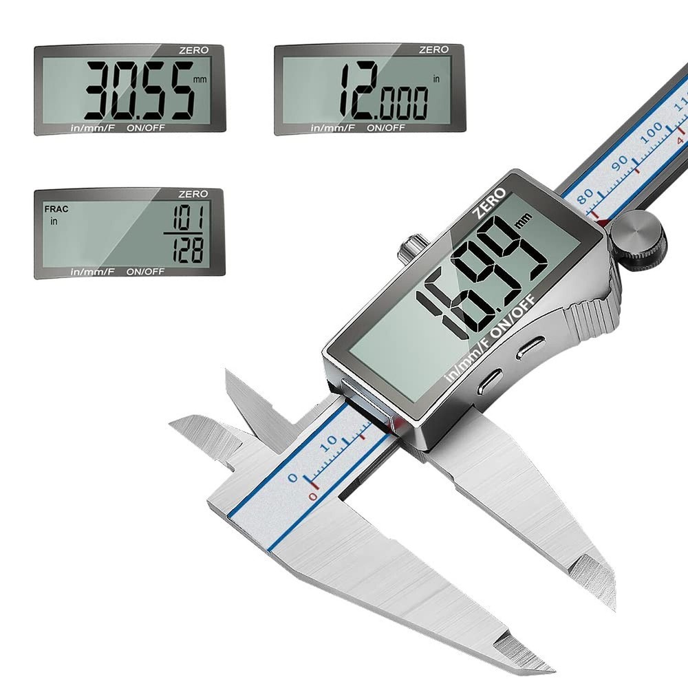 Digital Calipers, DITRON 6" Vernier Caliper- Electronic Micrometer with Large...