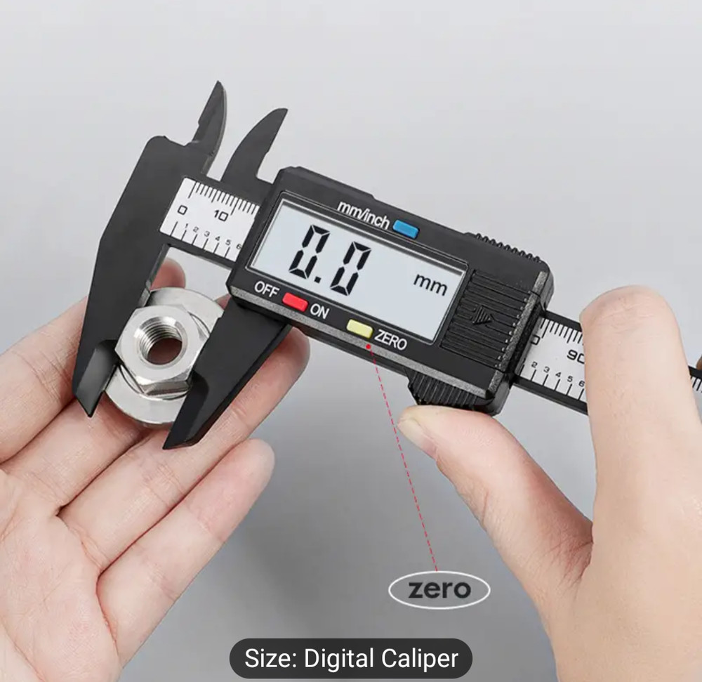Digital Caliper Measuring Tool Electronic Micrometer With Large LCD Screen