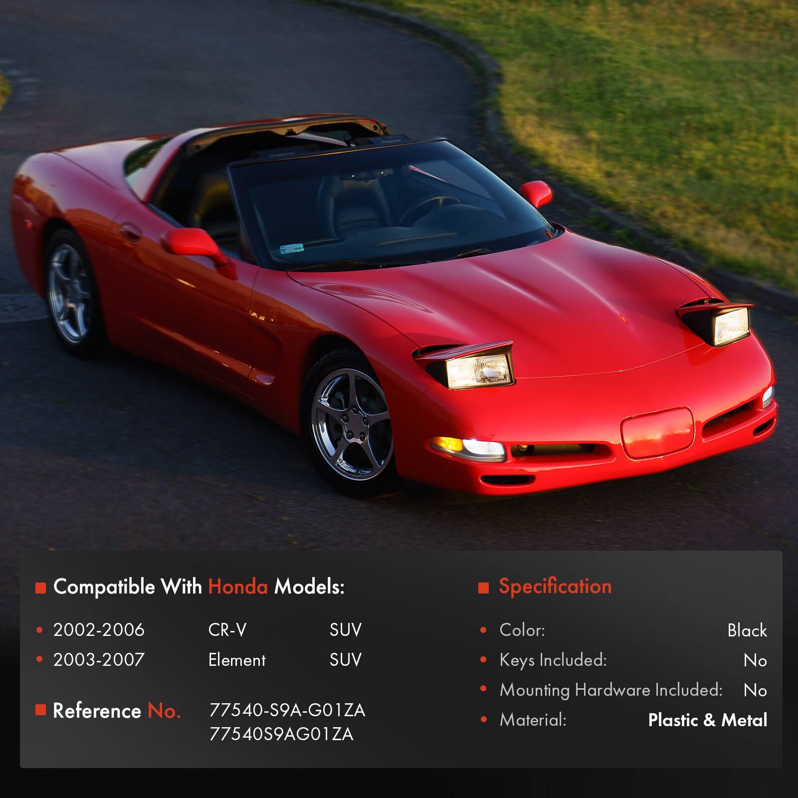 Glove Box Handle Latch for Honda CR-V 2002-2006 Element 2003-2007 Sport Utility