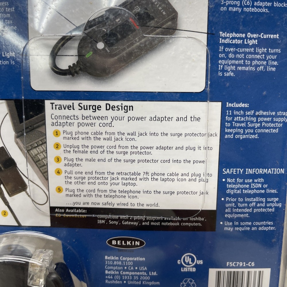 Belkin Notebook Travel Surge Protector