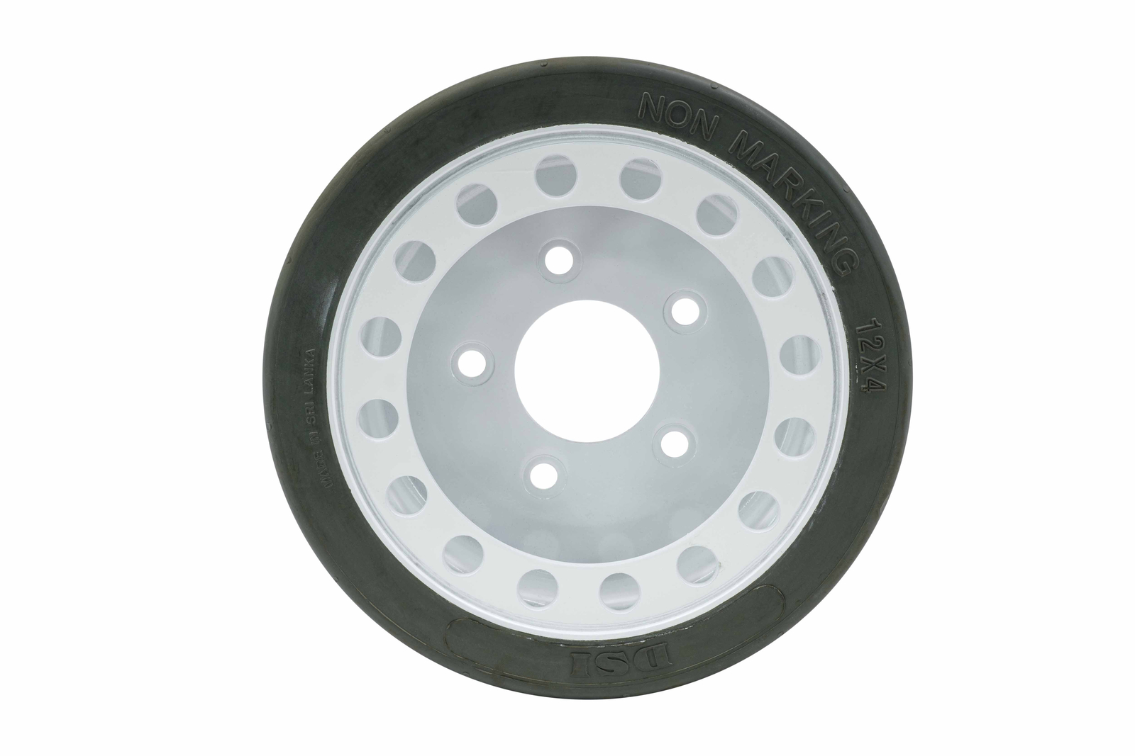 (4 Set) SkyJack Scissor Lift Tires (158436, 158437) 12 x 4 - Plain, Brake