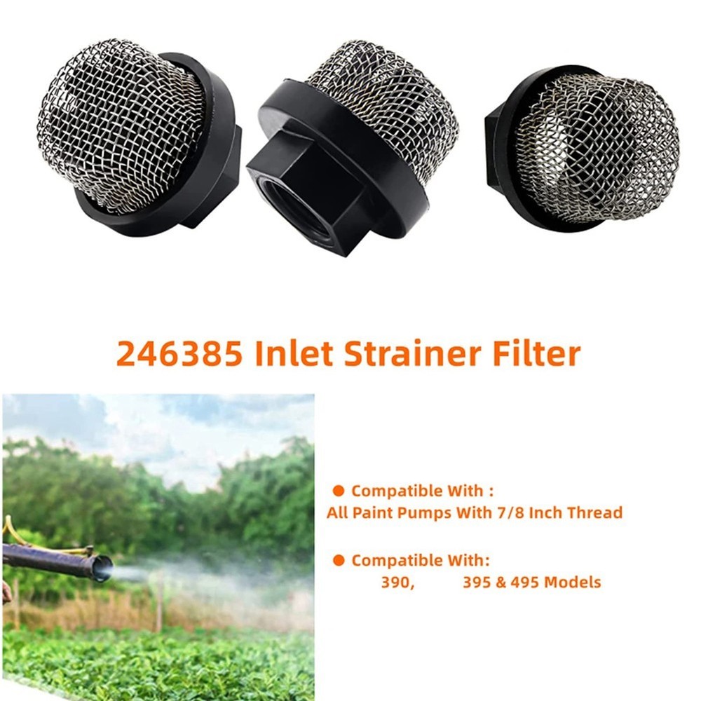 Inlet Specification Filter Airless Paint Sprayer Compatibility Hose Inlet