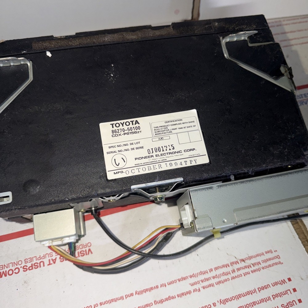✅95-97 LEXUS LS400 UCF20 6 DISC CD LOADER UNIT ASSEMBLY OEM