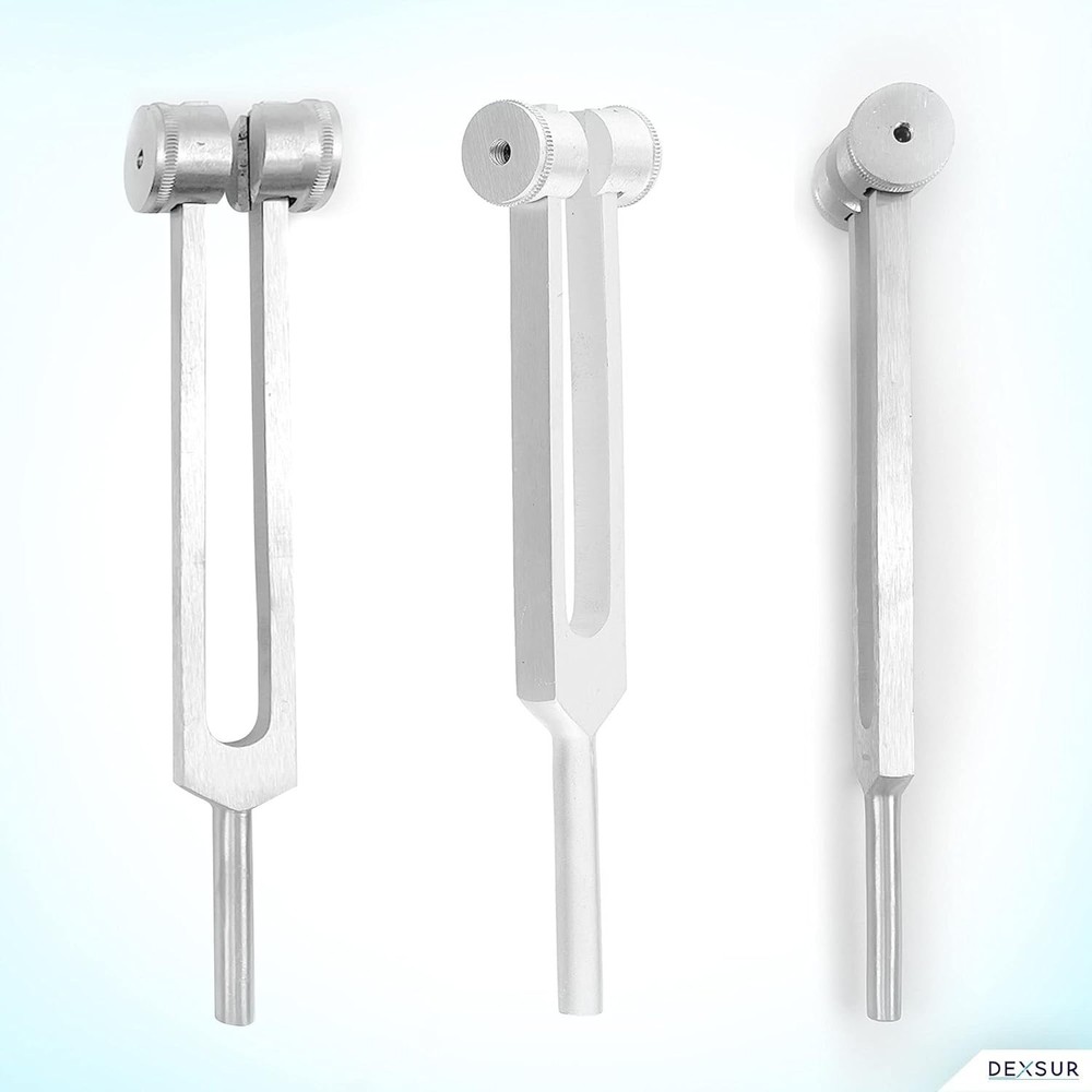 Comprehensive Tuning Fork Set for Professionals - Healing & Therapy Tool (7 Pcs)
