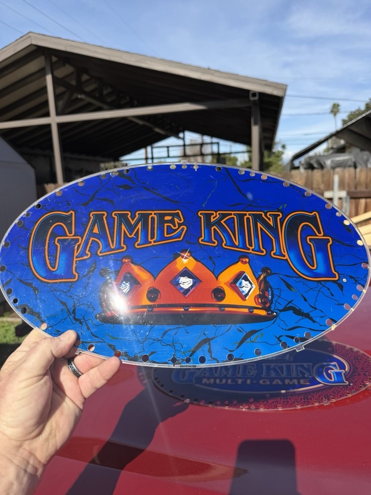 Igt Game King Topper Inserts Oval Blue