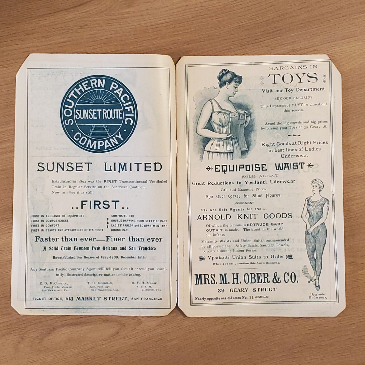 2173----1899 Columbia Theatre San Francisco program