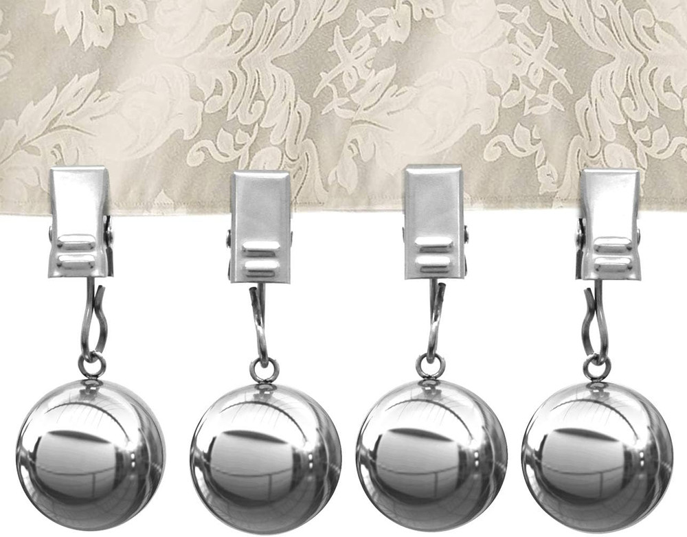 Tablecloth Weights, 10Oz Heavy Premium Tablecloth Clips Added Weights (4 Pack)