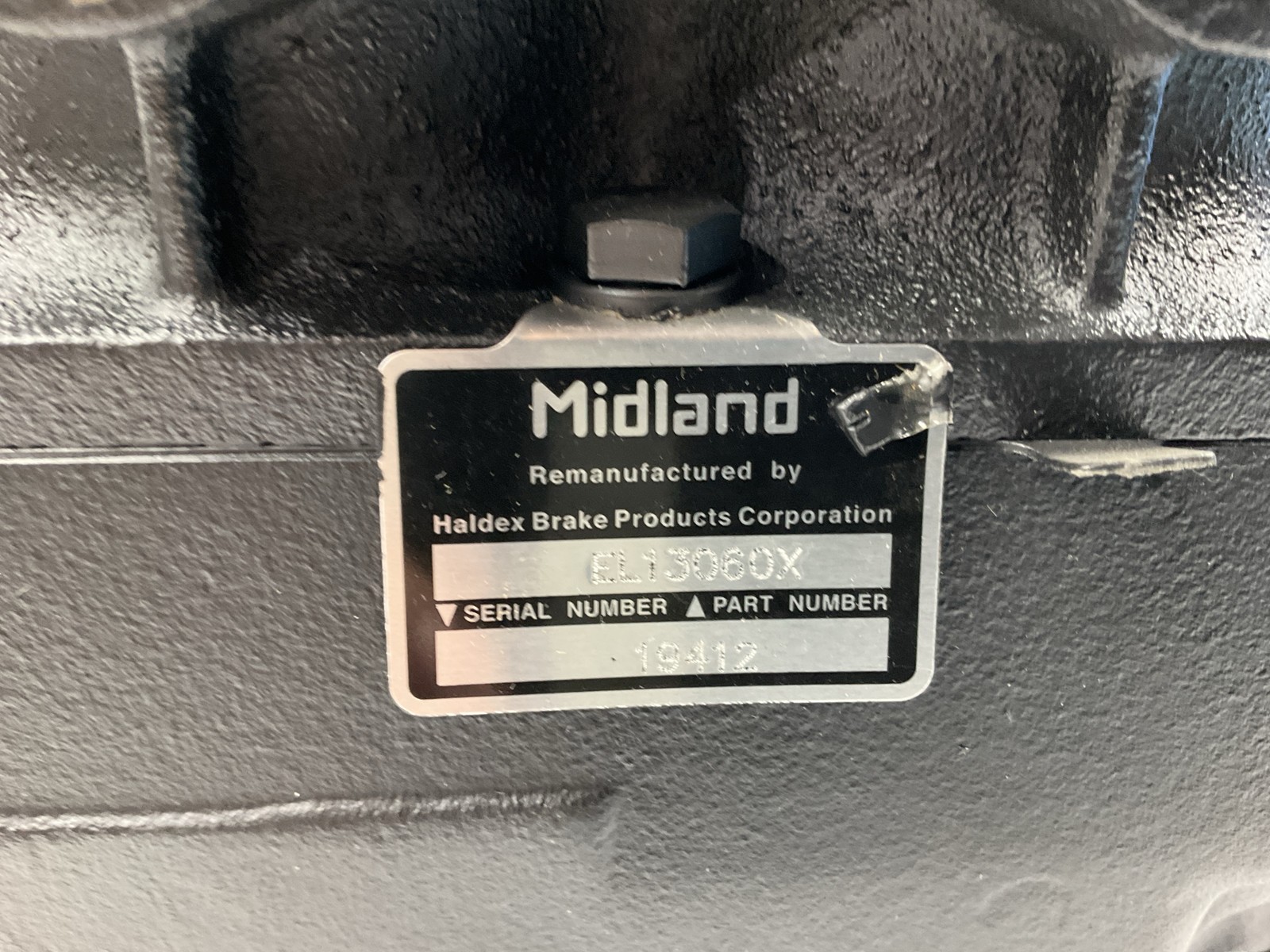 REMAN. Haldex EL13060X Air Brake Compressor EL13060 N7006C