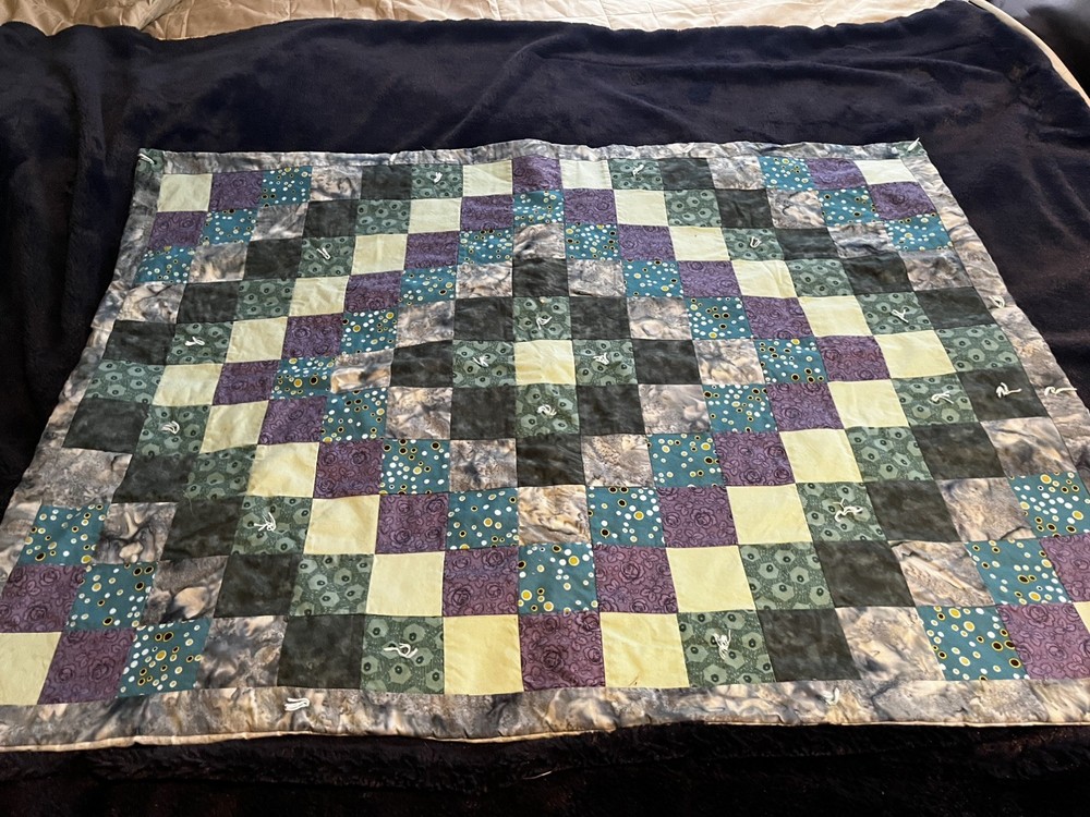 Handmade Quilt 29" x 39"