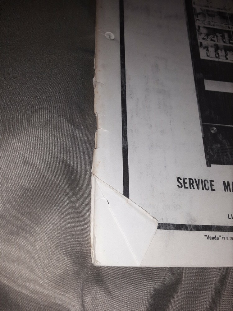 1972 Vendo Snack Mart Service Manual