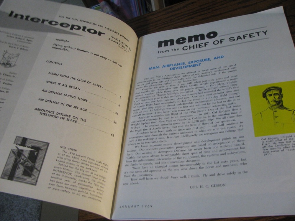 Interceptor Tenth Anniversary Issue January 1969 # LV 3A