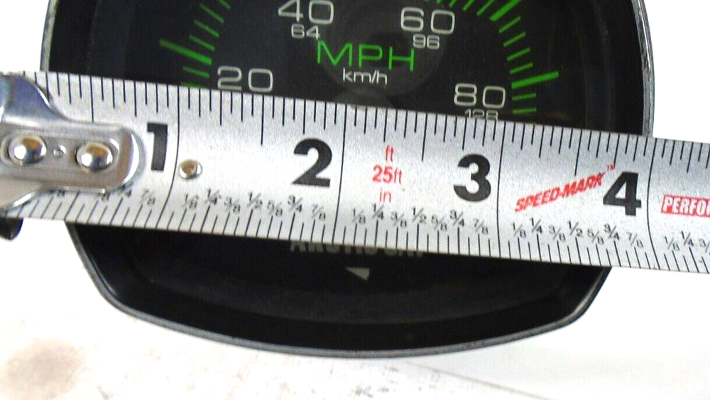 Arctic Cat Vintage Speedometer 100MPH Rectangular 2174 Miles Late 70's into 80's