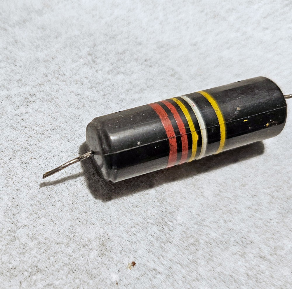 Vintage Sprague Bumblebee Capacitor Pull .22 10% 400v - Tests .23