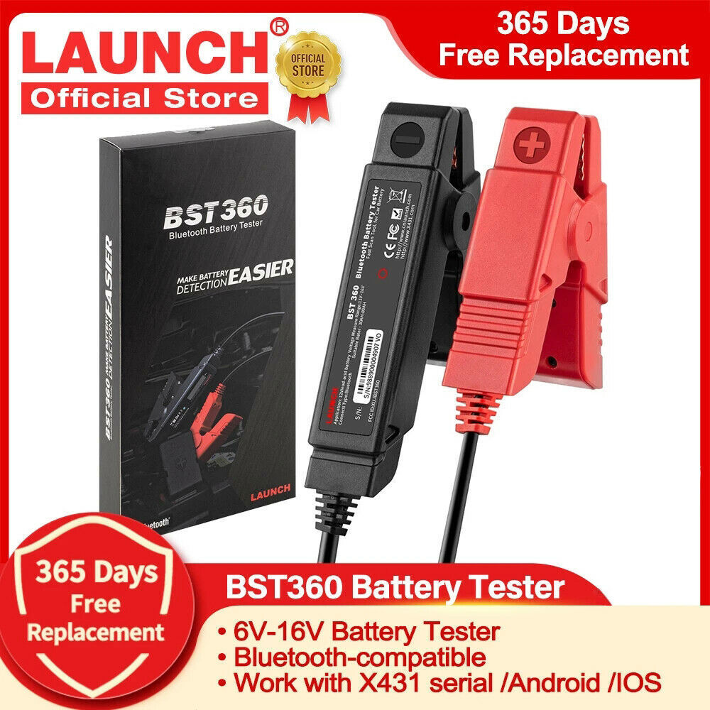 Launch BST-360 Bluetooth Battery Tester Analyzer 6V 12V work with X431 Scanner