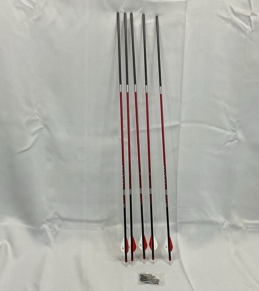 Carbon Express Maxima Red SD Tri-spine Red Zone .350 5-pack