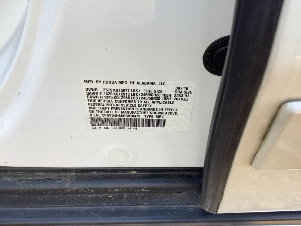 Console Front Floor Fits 16-20 MDX 4693169