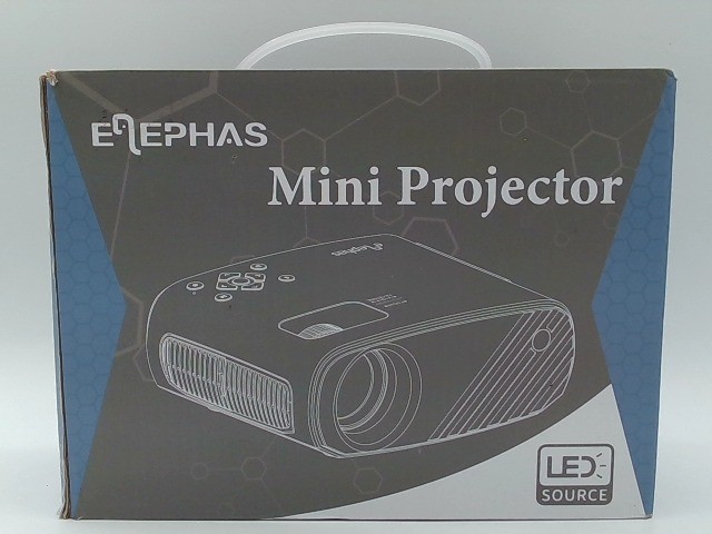 ELEPHAS 2024 HD Mini Projector 1080P, 8000L, For IPhone/Android/HDMI/USB + Tr...