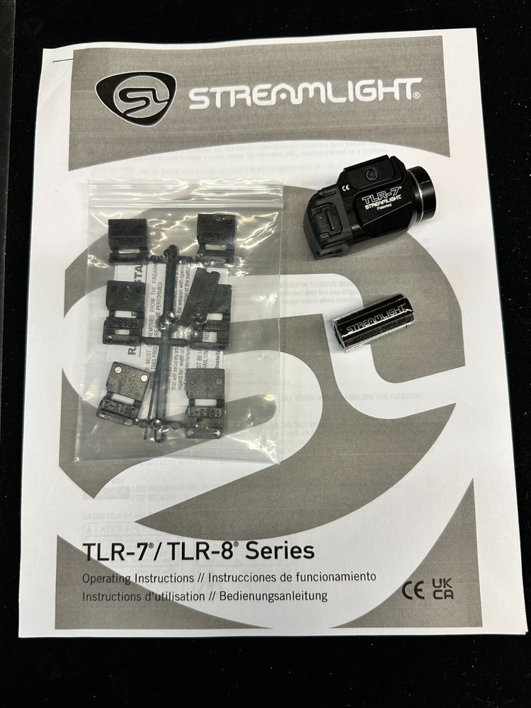 STREAMLIGHT TLR-7 Weapon Mounted Tactical Flashlight with EXTRAS! Nice!!     110