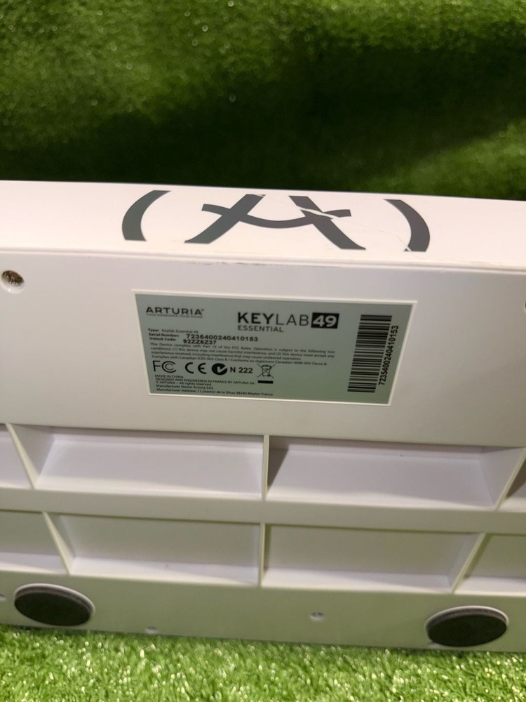 Arturia KeyLab Essential 49 USB MIDI Keyboard Controller - White