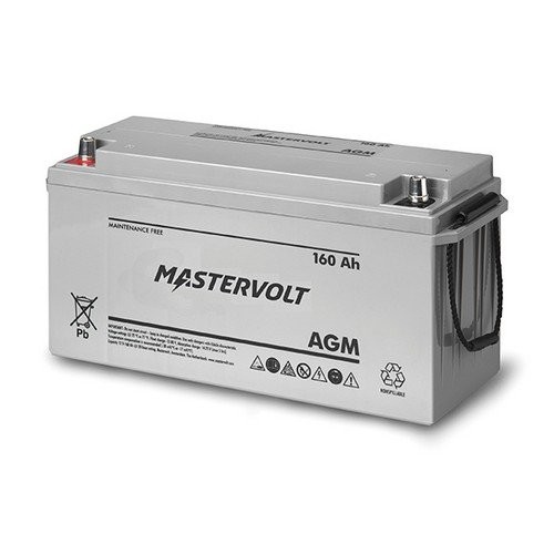 Mastervolt 62001600 12V AGM Battery, Group 4D