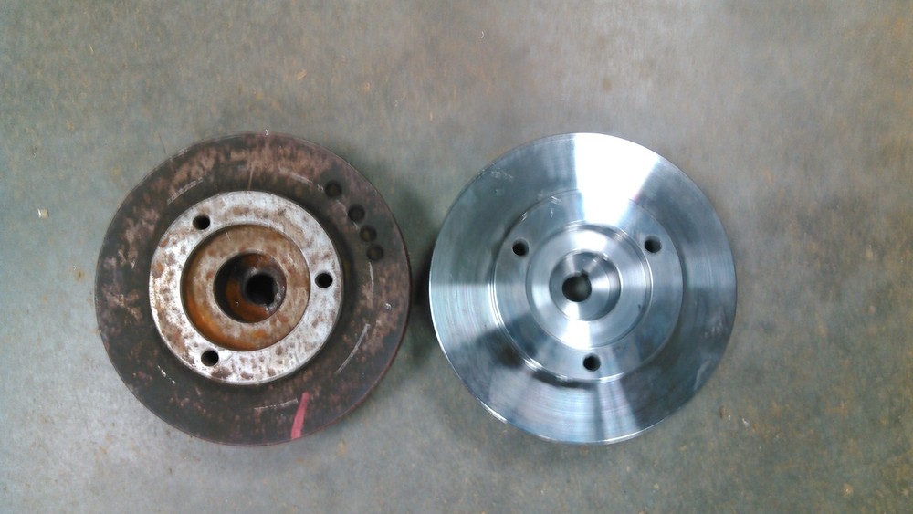 hydraulic pump pulley adapter for new holland stack wagon "stackcruiser"