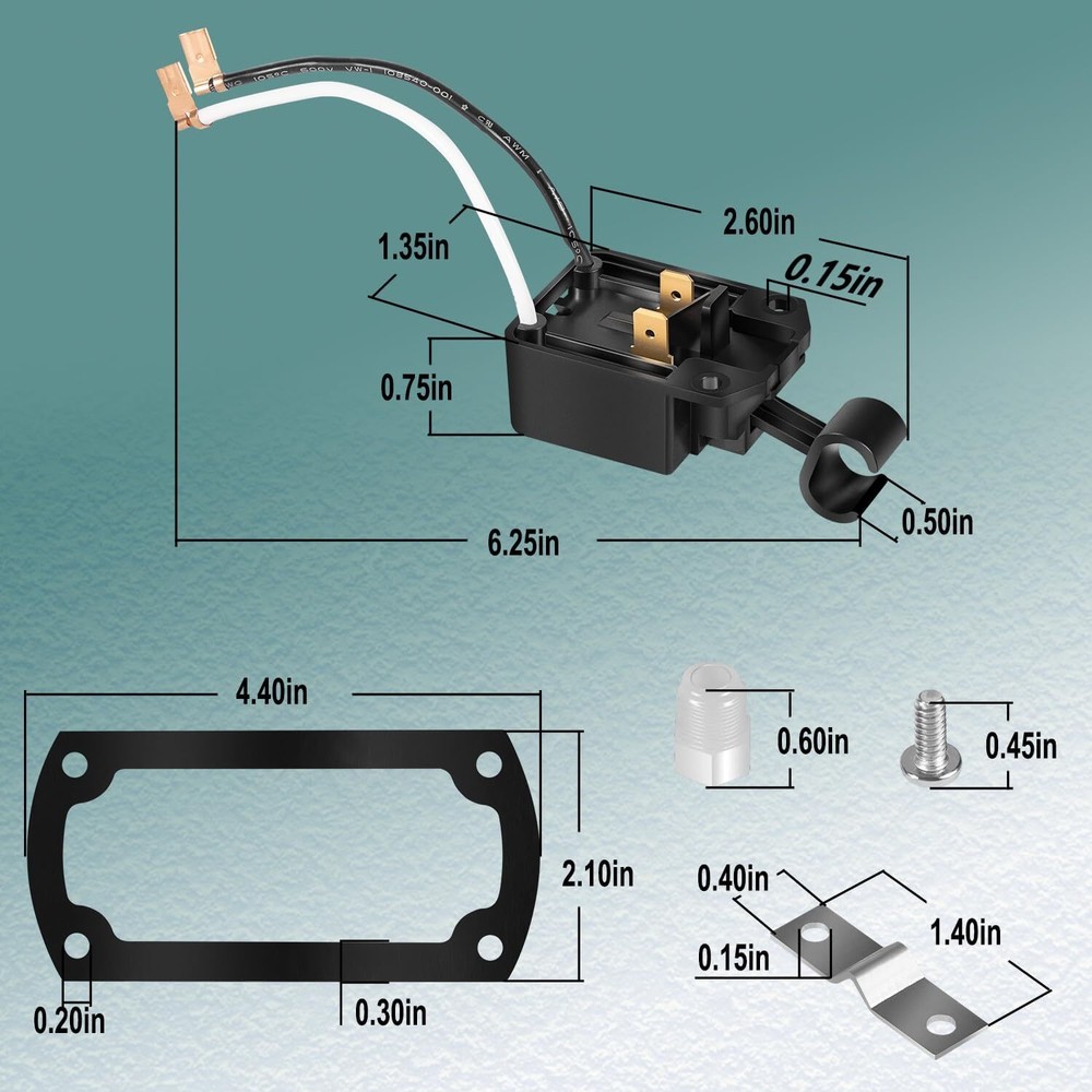 004892 Effluent Pump Switch for Zoeller 53-0001 Pump, Mechanical Switch Assembly