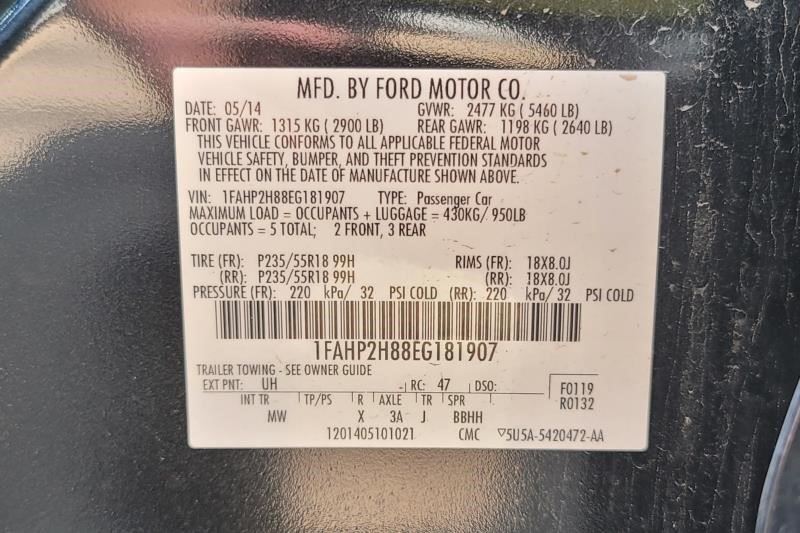 Camera/Projector Camera Decklid Mounted Fits 13-19 TAURUS 2064868