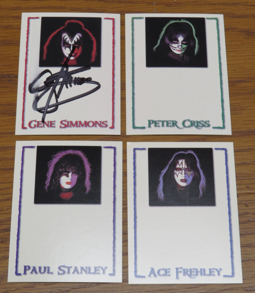 KISS CORNERSTONE SERIES ONE 1997 SOLO ALBUM INSERT TRADING CARDS