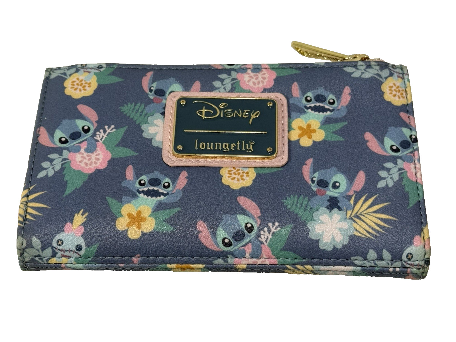 Loungefly Disney Stitch and Scrump Floral Bi-Fold Wallet