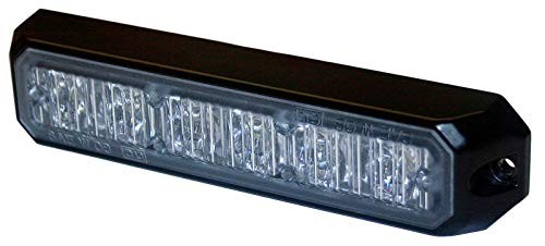H22890041 MS6 Mini LED Lighthead, 12/24 VDC, 5 Flashing Patterns Red