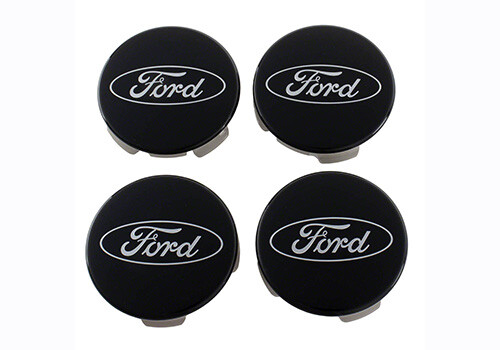 Ford Truck/SUV Black and Chrome Wheel Center Cap Kit M-1096K-BCT