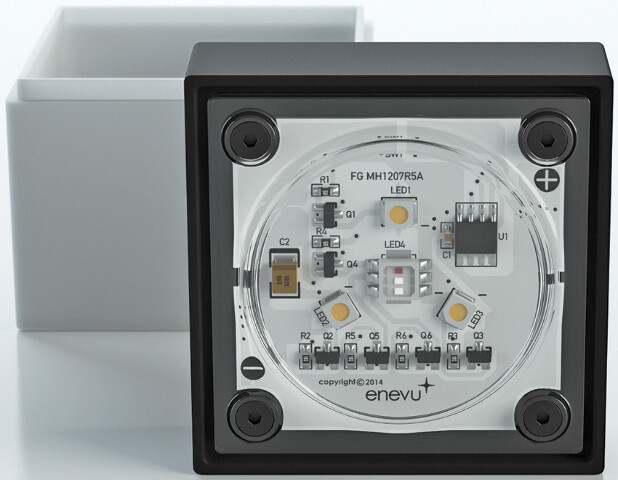 enevu CUBE Personal LED Light Black Knife 51001 (CUBE LIGHT BLACK) Ultra-compact