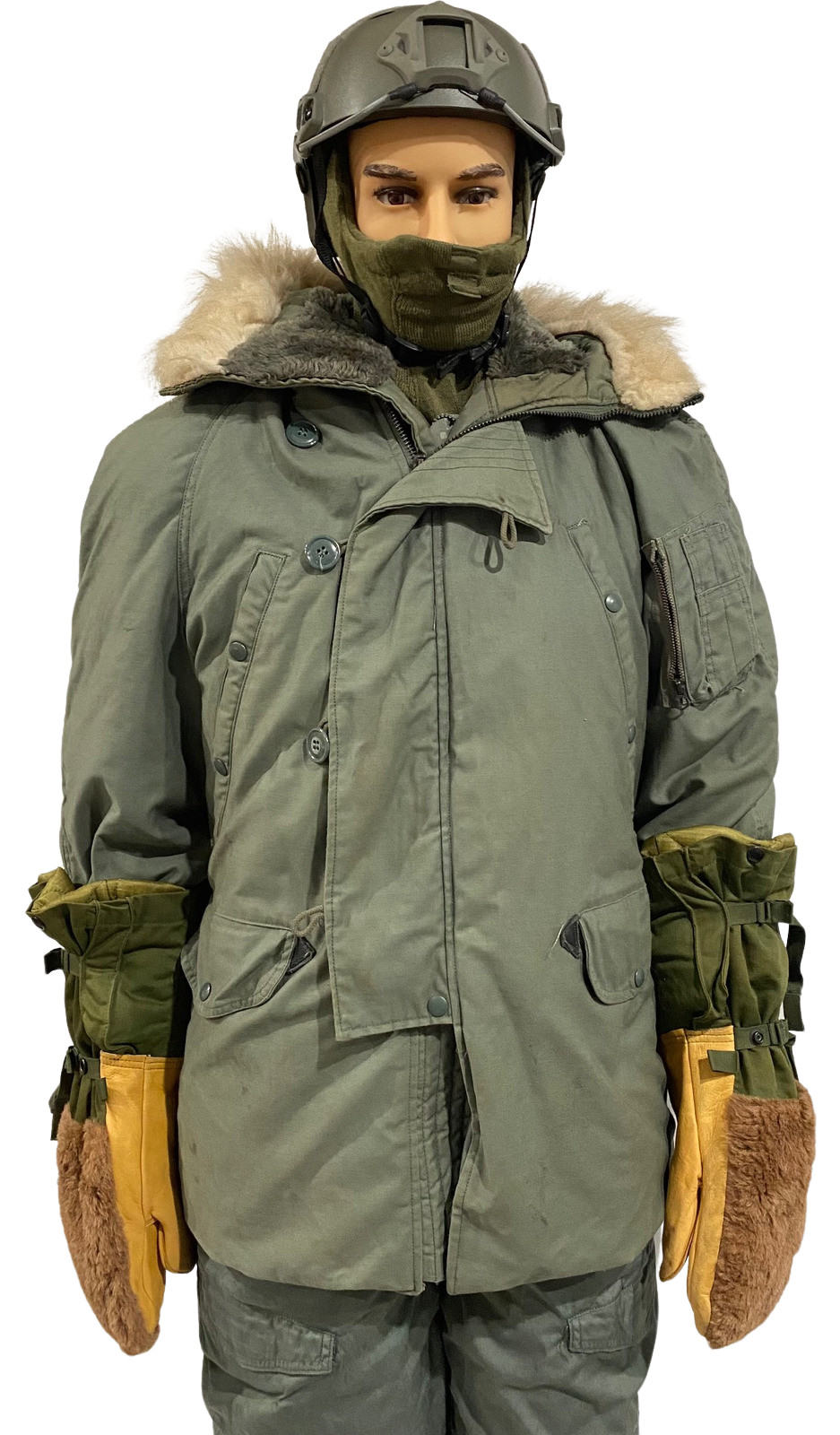 USGI Extreme Cold Weather Mitten Set OD Green Medium