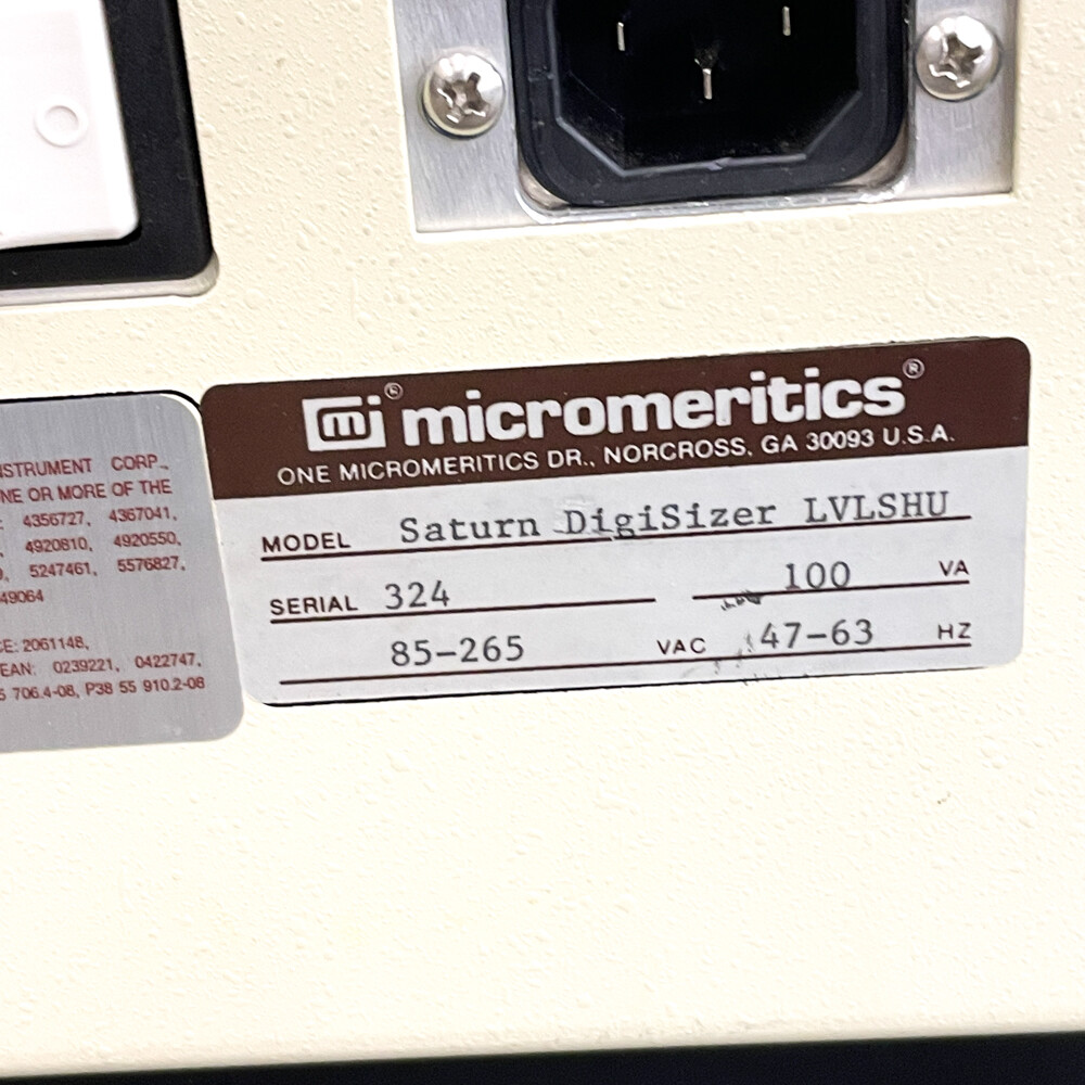 Micromeritics Saturn DigiSizer 5200 LVLSHU Low Volume Liquid Sample Handling