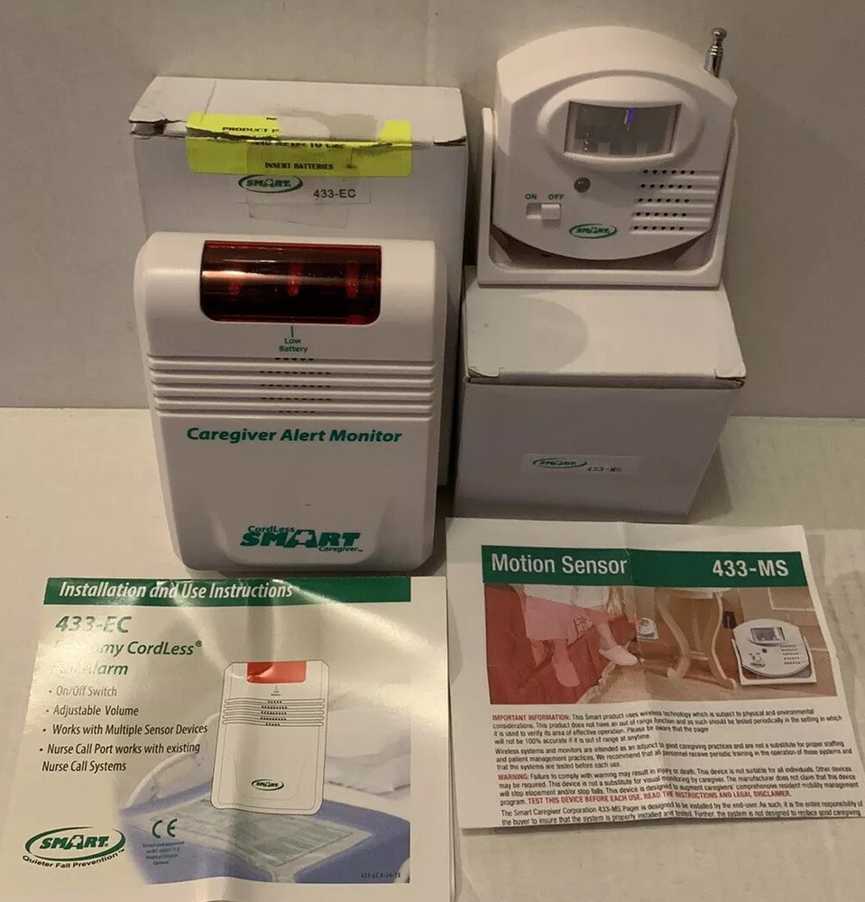 SMART Motion Sensor & Cordless Alarm, 433-MS 433-EC
