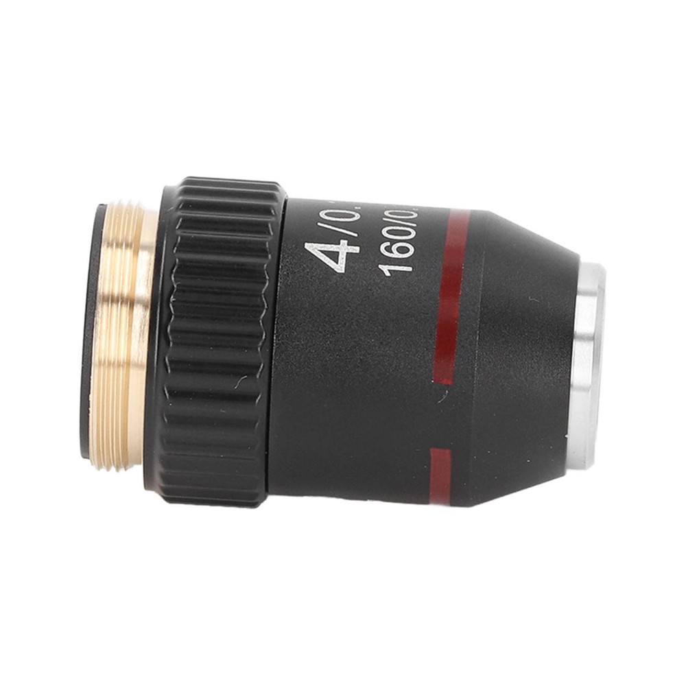 Achromatic Microscope Objective 4X High Magnification Lens 20.2mm Interface