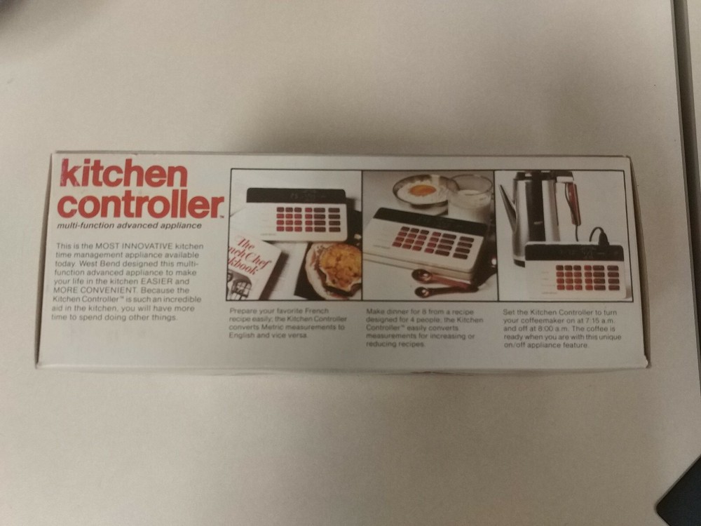 Vintage West Bend Kitchen Controller! Mult-function Advanced Appliance! NICE!