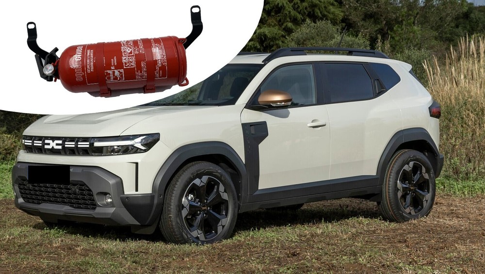 Fire Extinguisher Mount for Dacia Duster 3 - Bracket Holder, Easy Installation
