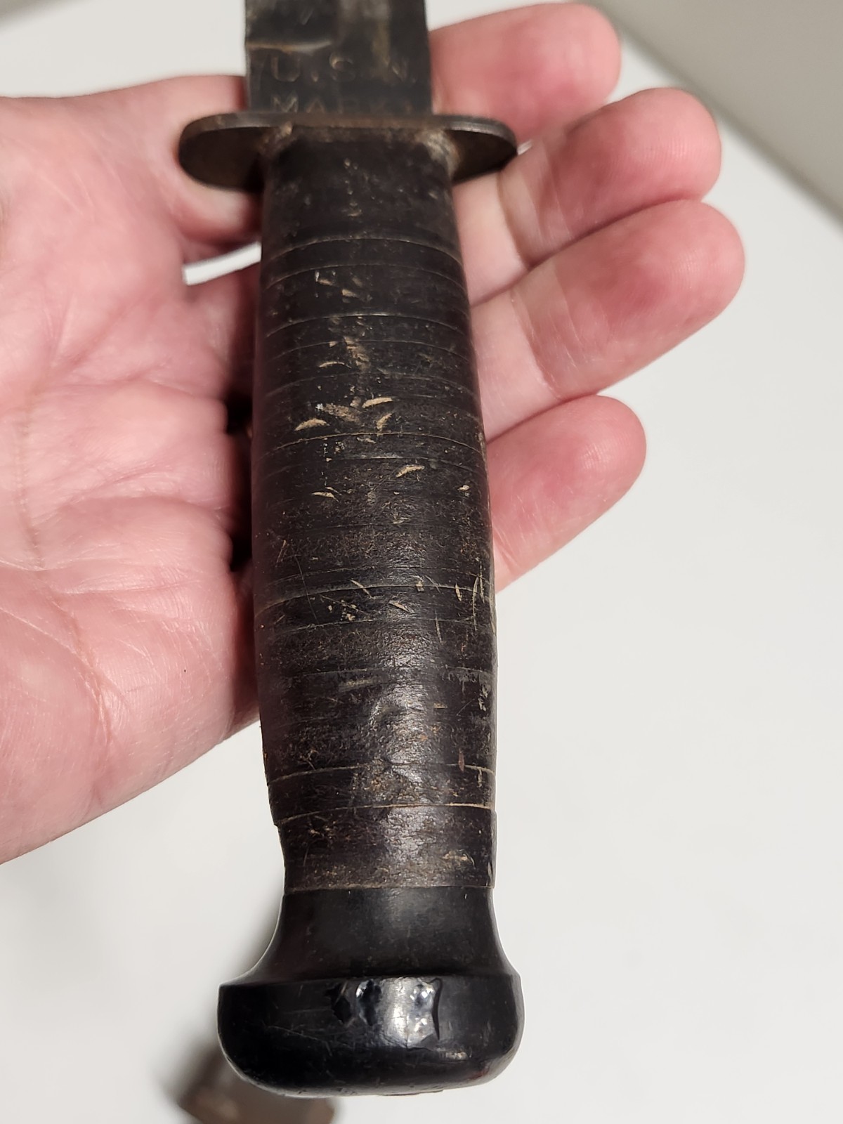 wwii camillus knife U.S.N Mark 1 Lighting Knife With Sheath