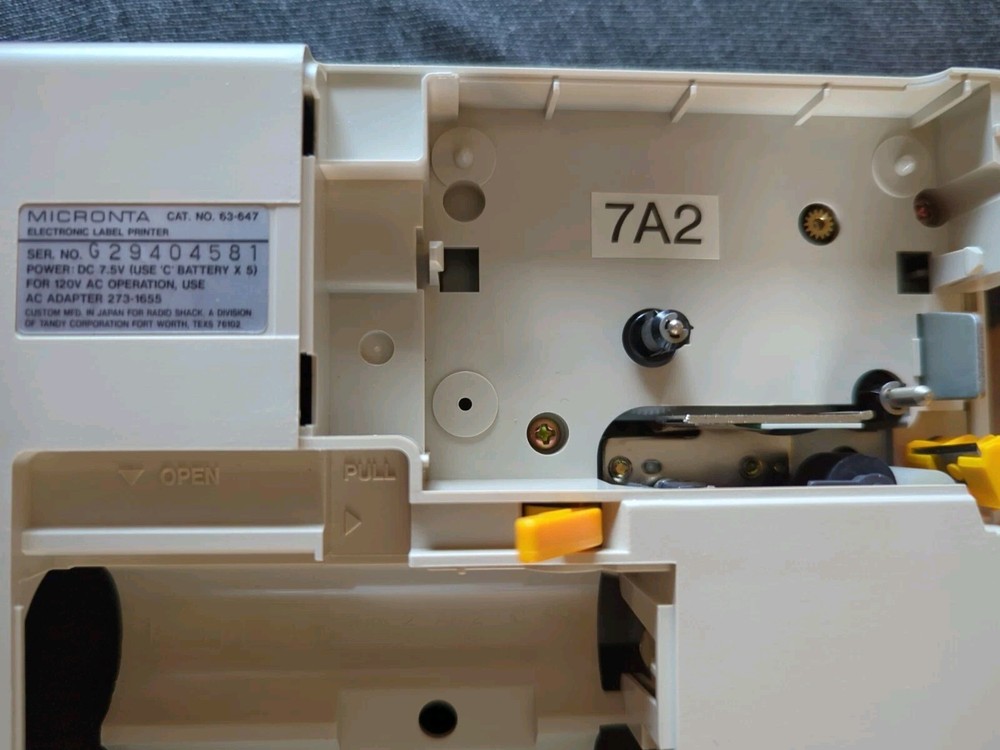 Vintage Micronta electronic Labeling System Label Maker 63-647 Untested