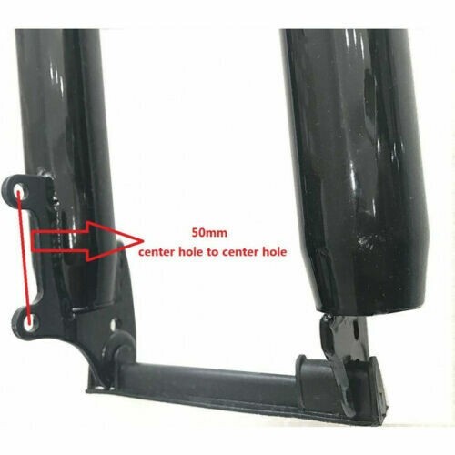 3.4L Black Gas Tank Frame & Conversion Kit Crank Set Bottom Bracket & 26'' Fork
