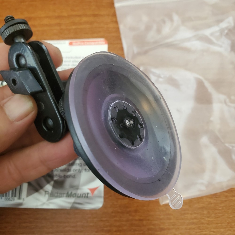 Radar Mount RadarMount Window Suction Cup Adjustable Threaded
