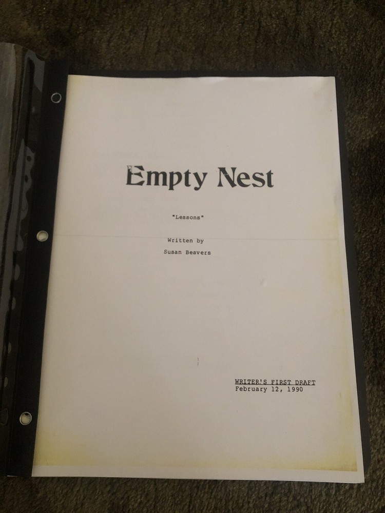 Empty Nest TV Script written by Susan Beavers