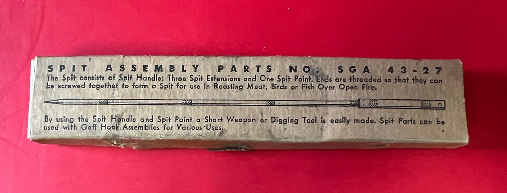 USAAF TYPE C-1 SURVIVAL VEST SPIT & GAFF SET